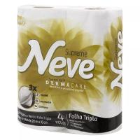 Papel Higienico Neve Neutro Supreme Folhas Tripla Com 4 Unidades - 2