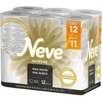 Papel Higienico Neve Neutro Supreme Folhas Tripla Pague 11 Leve 12 Rolos