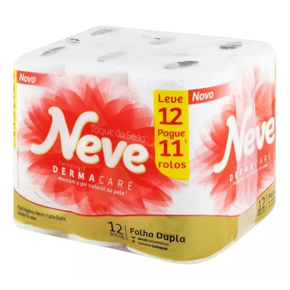 Papel Higienico Neve Folha Dupla Leve 12 Pague 11 Rolos - 9