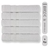 Kit Hotel 5 Toalhas Super Grossa E Felpuda 80x150cm Branco Beka. - 2