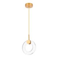 Lustre Pendente Nordecor Akya 2590 Ouro Fosco Led Bivolt - 5