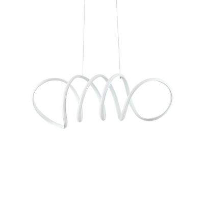 Lustre Pendente Nordecor Lire 2136 Branco Led Bivolt