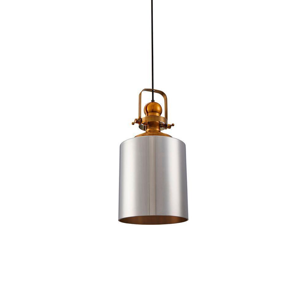 Lustre Pendente Nordecor Tion Vas 2582 Fumê E27 Bivolt - 5
