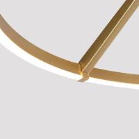 Plafon Nordecor Zier 2868 Led Bivolt Dourado Fosco - 4