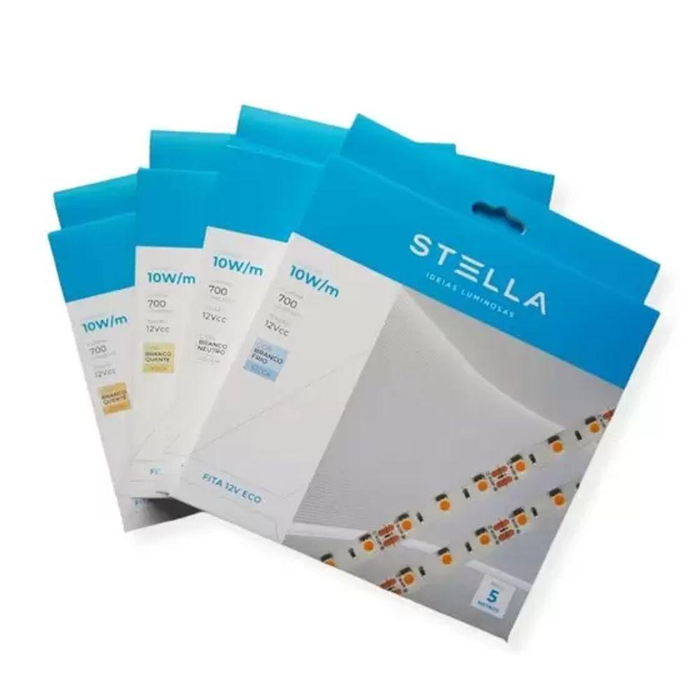 Fita Led Eco Ip20 60 Led/m 3000k 12v 10w/m Rolo 5m - Stella - 2