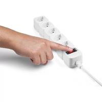 Protetor De Linha Intelbras Com 5 Tomadas Epe 205 - Branco - 2