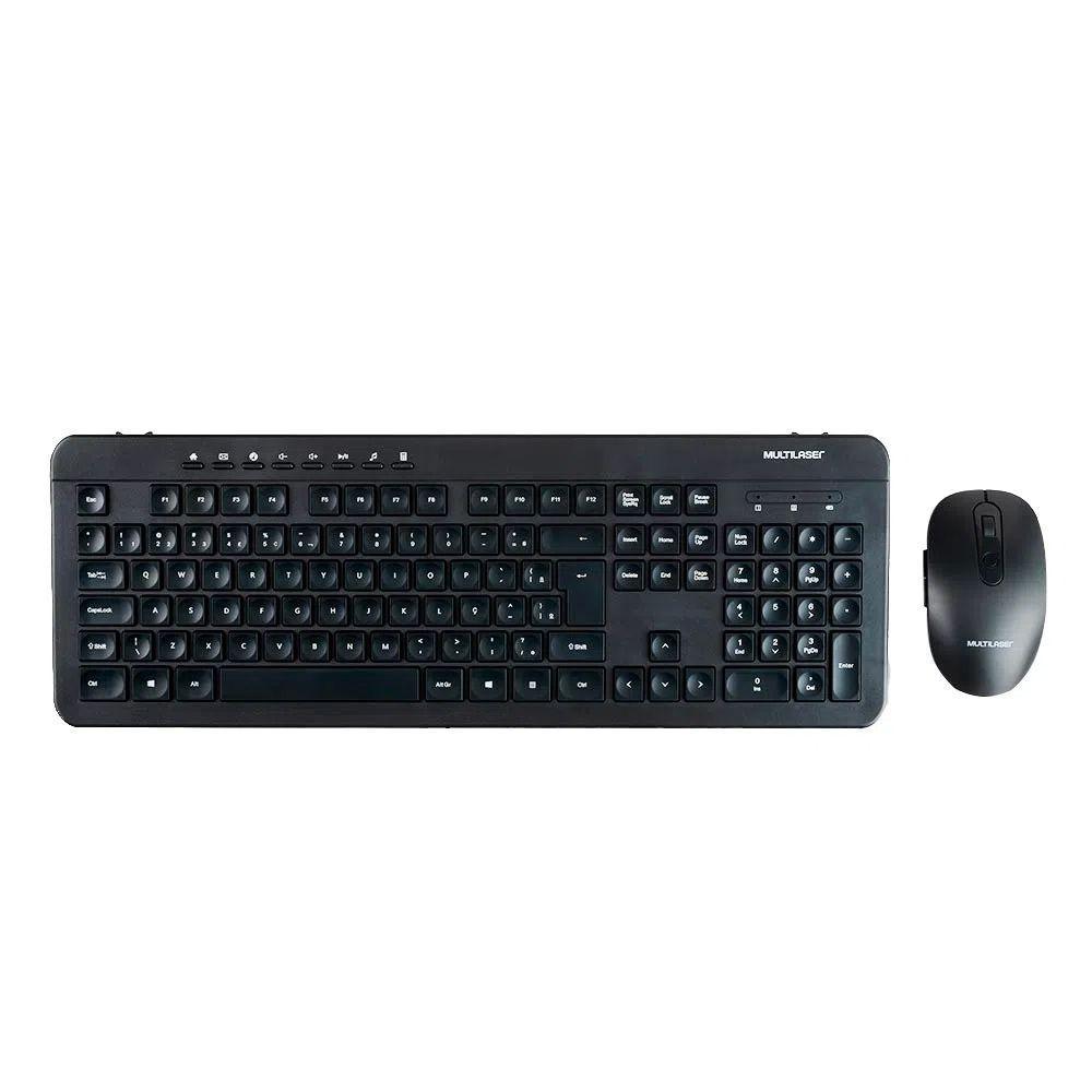 Combo Teclado + Mouse Multilaser S- Fio Recarregavel - Tc250 - 1