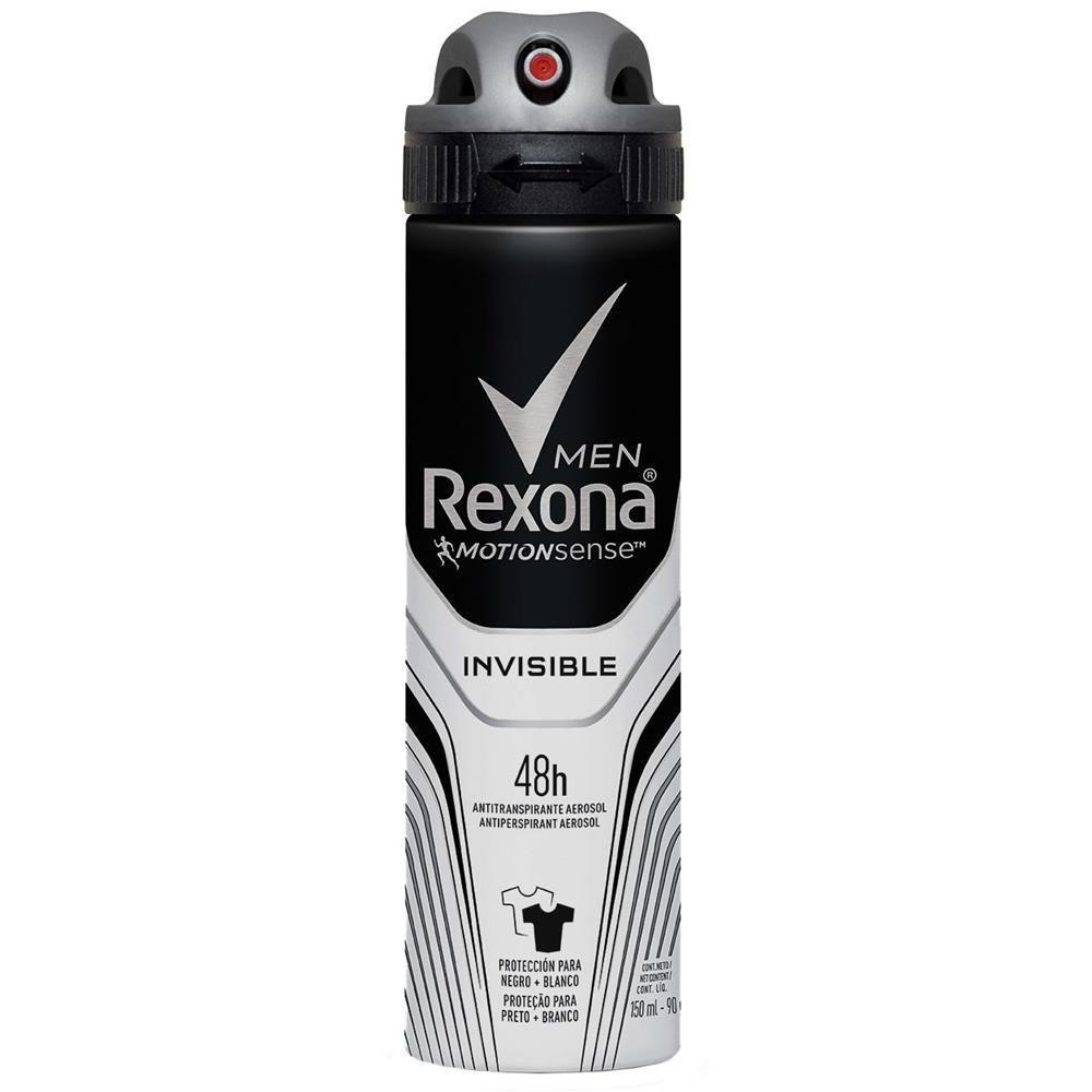 Desodorante Men Invisible Rexona 150ml - 1