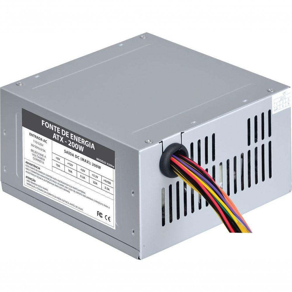 Fonte Atx 200w Vkoem Caixa Colmeia Com 10 Unidades - Pc - 10 - 3