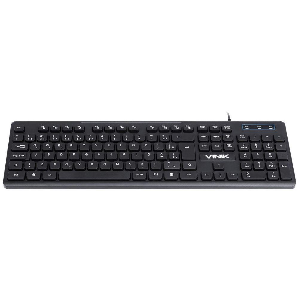 Teclado Usb Multimidia Slim Chocolate - Cabo 1.8m - Vinik - Tc100 - 2