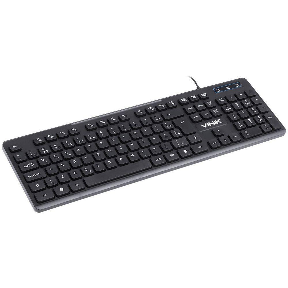 Teclado Usb Multimidia Slim Chocolate - Cabo 1.8m - Vinik - Tc100 - 3