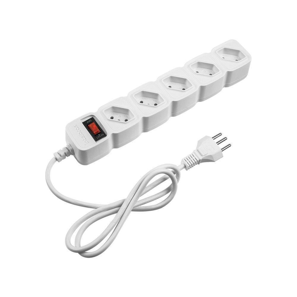 Protetor Eletronico C- 5 Tomadas Branco Epe 205 + 3 Metros 4824202 - 2