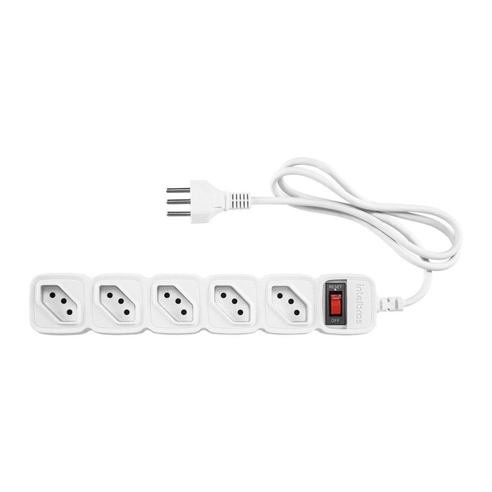Protetor Eletronico C- 5 Tomadas Branco Epe 205 + 3 Metros 4824202 - 3