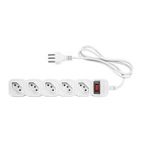Protetor Eletronico C- 5 Tomadas Branco Epe 205 + 3 Metros 4824202 - 3