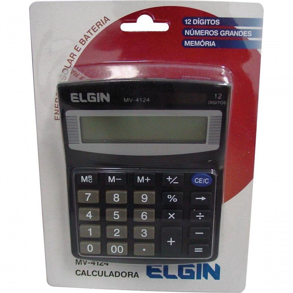 Calculadora De Mesa 12 Digitos Mv-4124 Preta - 2