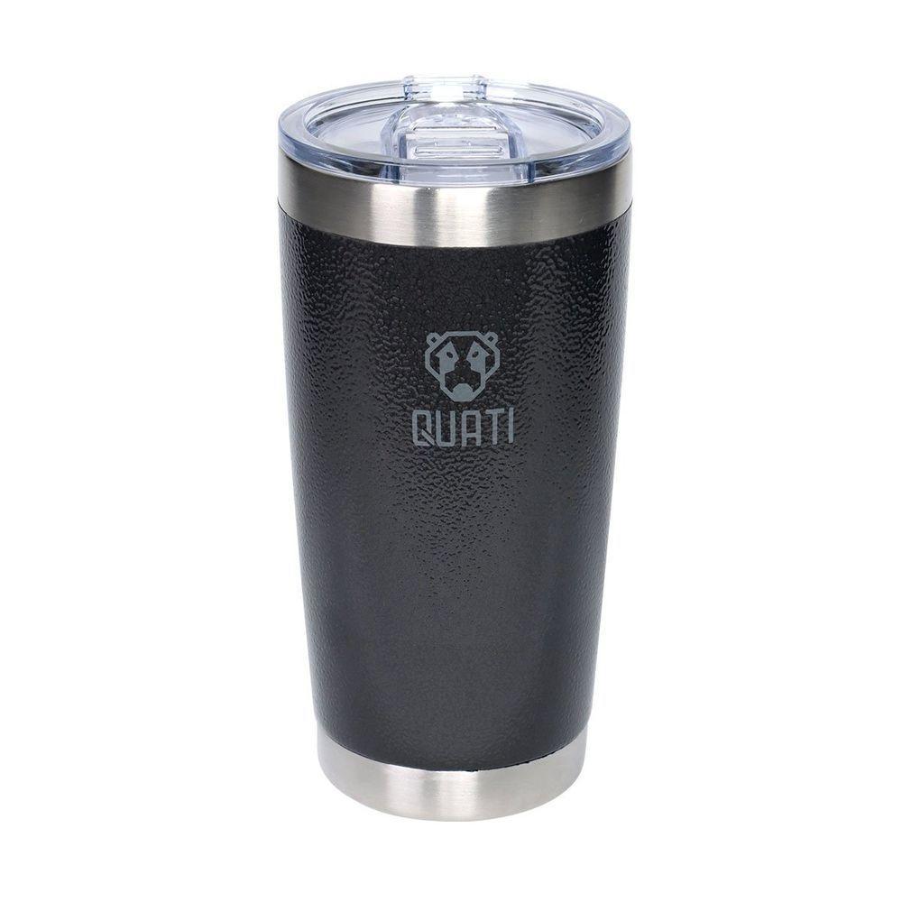 Copo Térmico Quati Com Tampa 591ml Preto - Cpct591 - 1