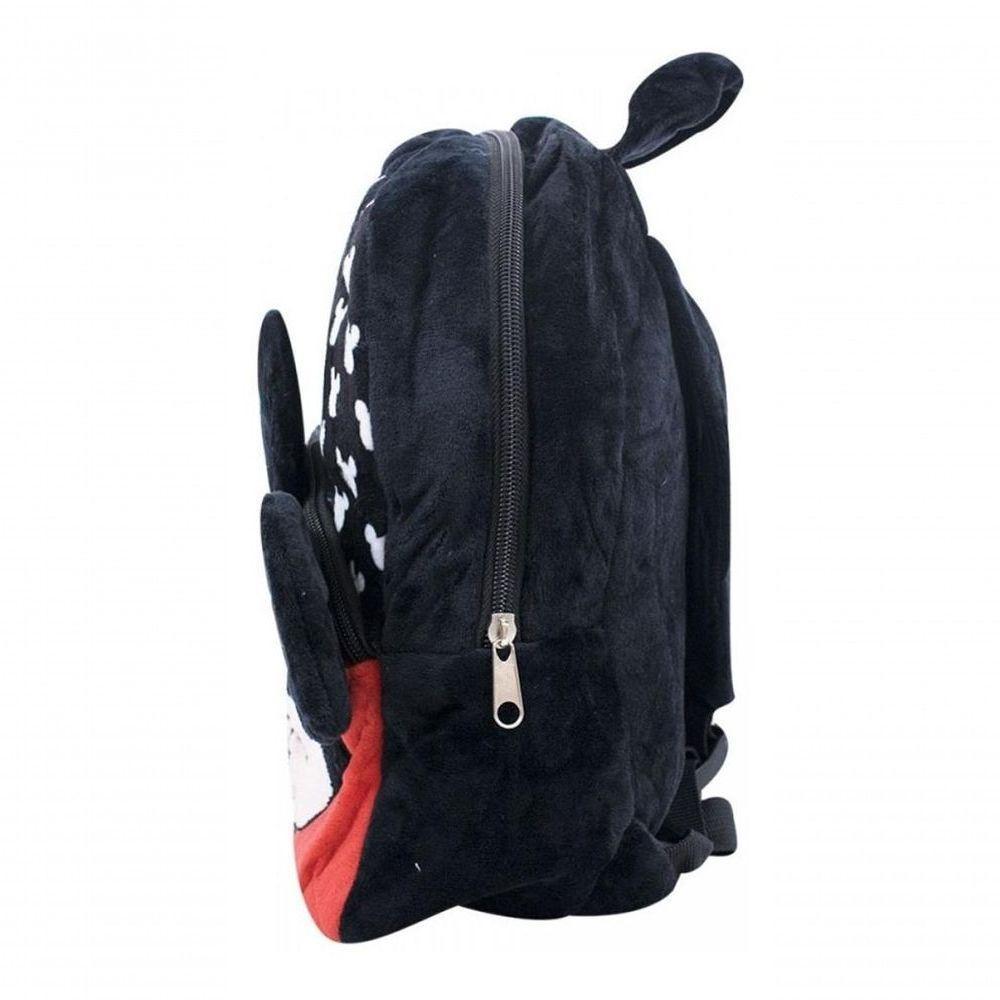Mochila Costas Infantil Pelúcia Mickey Mouse Disney Preto - 4