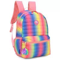 Mochila Costas Juvenil Escolar Notebook Arco Iris Up4you