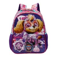 Mochila Costas Infantil Escolar Menina Patrulha Canina Skyie Paw Patrol Rosa 11792 - 1