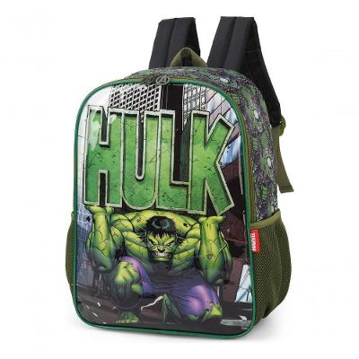 Mochila Costas Infantil Avengers Vingadores Escolar Hulk Luxcel