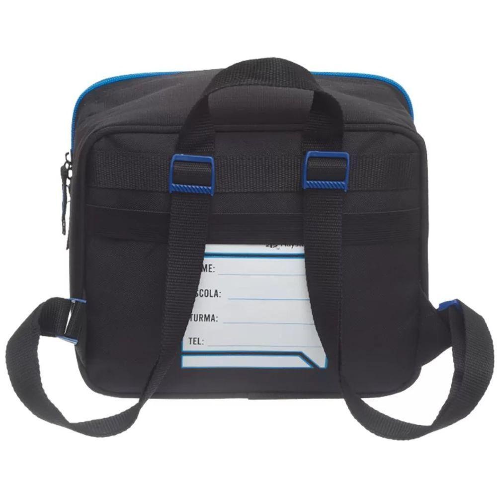 Kit Mochila Costas Lancheira Térmica Infantil Escolar Menino Playstation Game Blue Pacific - 2