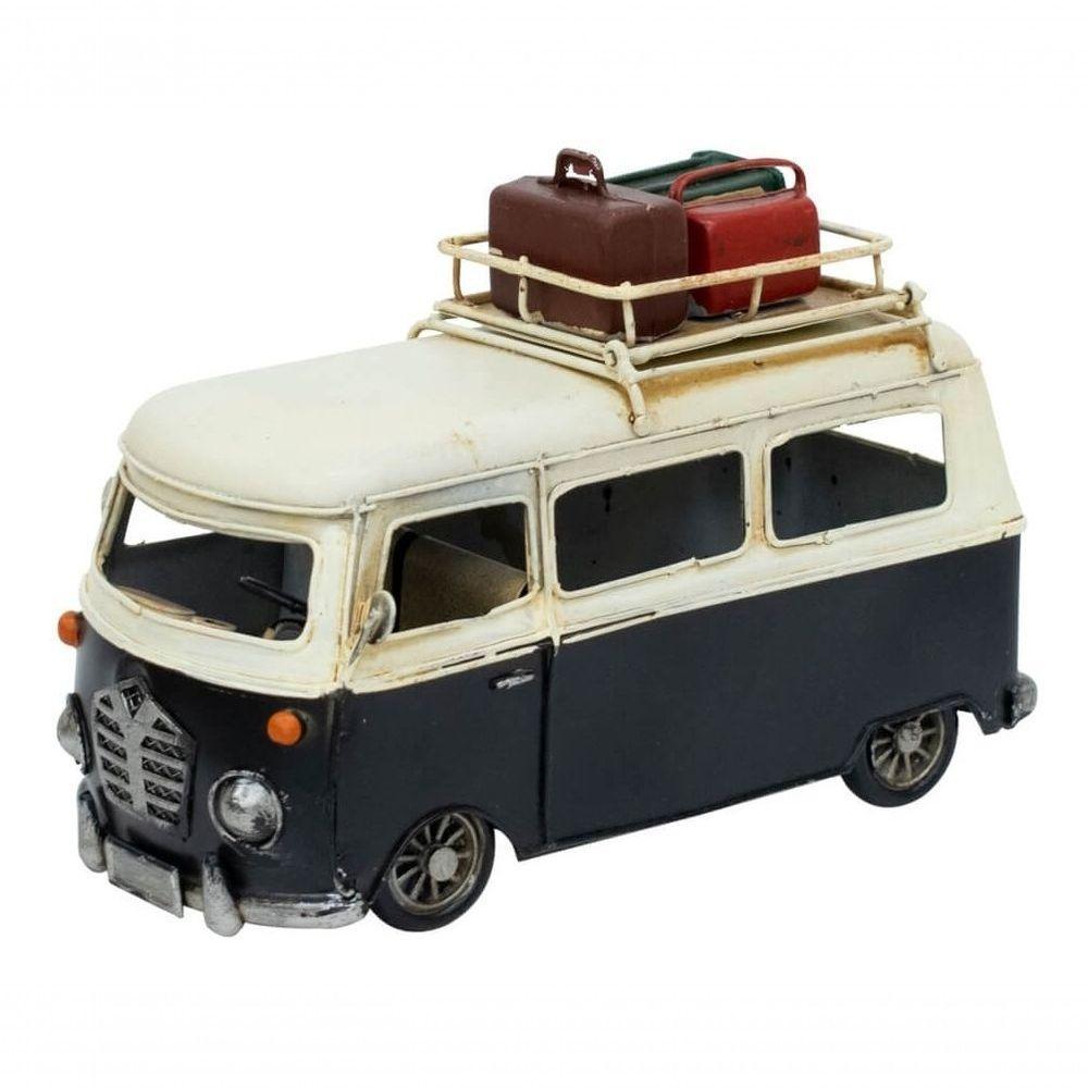 Kombi Preto Porta Retrato 19 Cm Estilo Retrô Vintage - 6