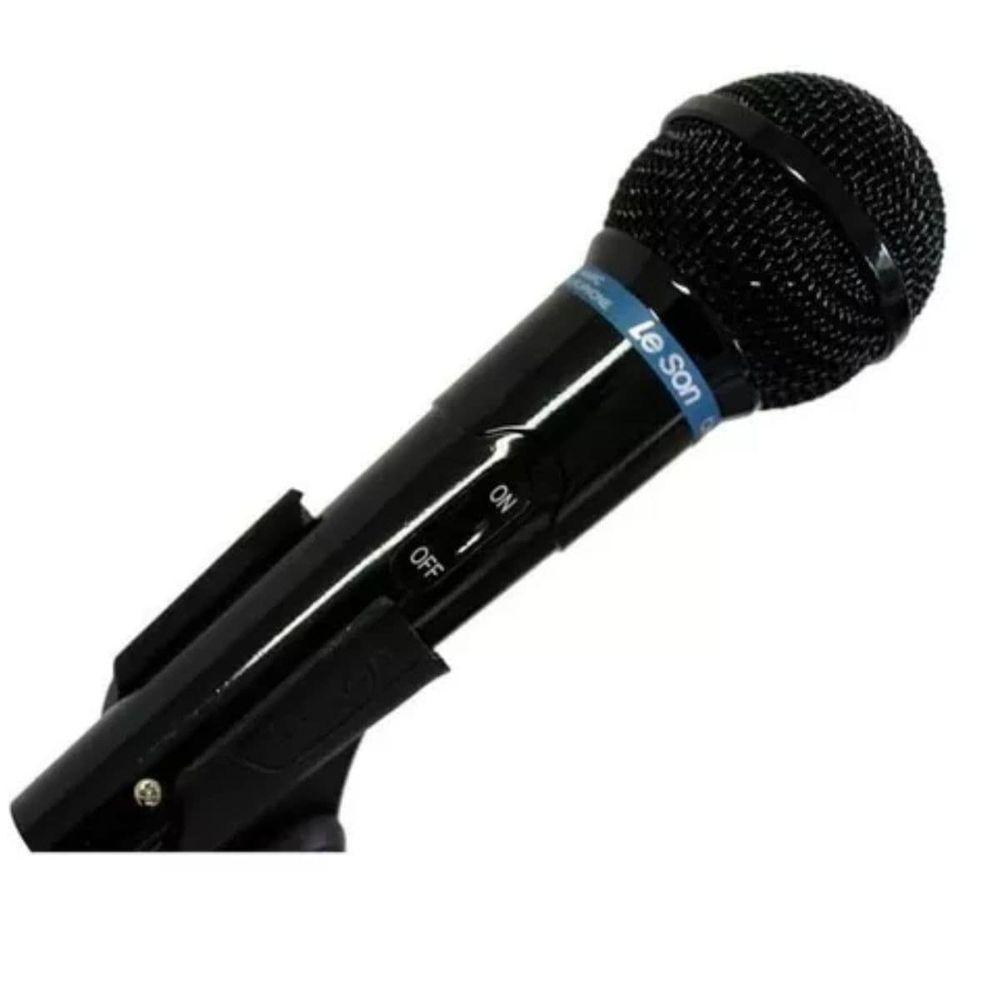 Microfone Leson Mc-200 Dinamico Profissional Preto Brilhante - 3
