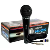 Microfone Leson Mc-200 Dinamico Profissional Preto Brilhante - 1