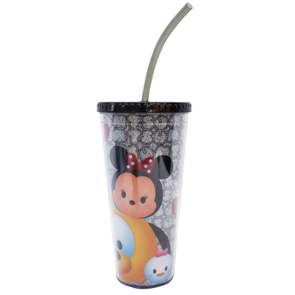 Copo Disney Cubos De Gelo Preto Mickey E Minnie 600 Ml - 4