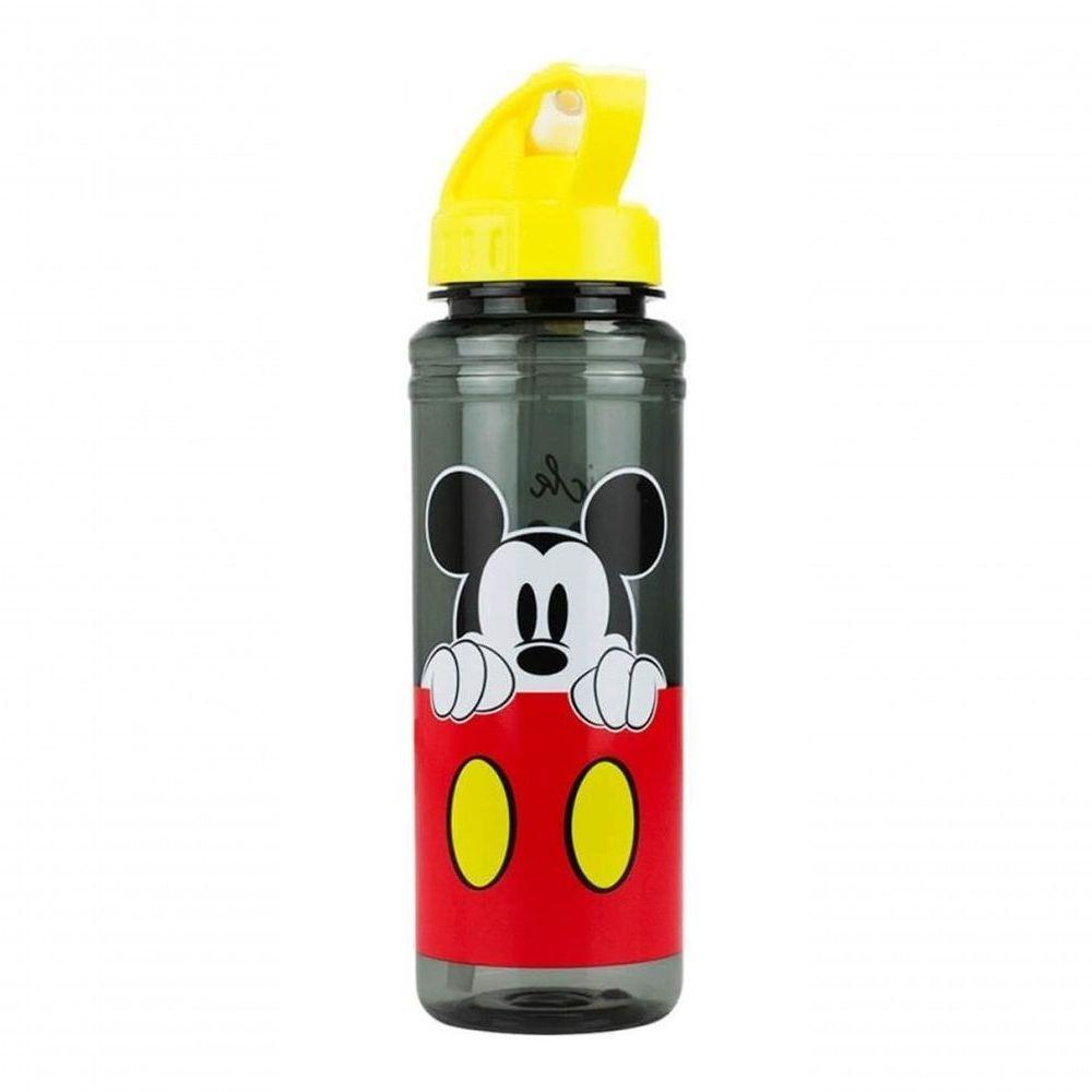 Garrafa Plastico Com Canudo Mickey Mouse 700ml Disney - 1