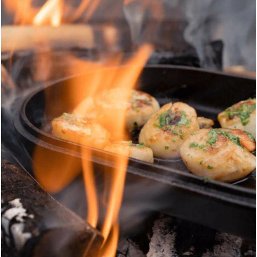 Chapa De Ferro Fundido Ooni Sizzler Com Base Em Aço Inox - 2