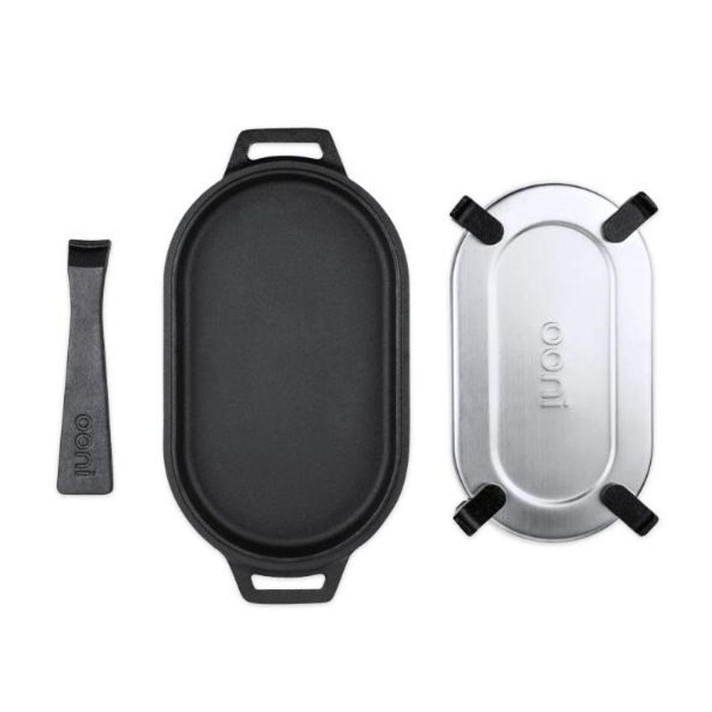 Chapa De Ferro Fundido Ooni Sizzler Com Base Em Aço Inox - 5