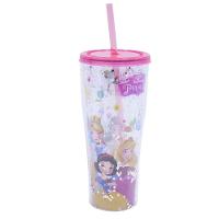Copo Com Canudo Princesas Disney 360ml - Disney - 1