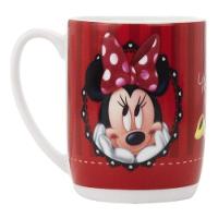 Caneca Porcelana Minnie Mouse 300ml Vermelho Disney - 1