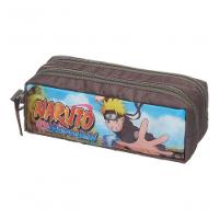 Estojo Duplo Escolar Infantil Naruto Shippuden Dattebayo - 1
