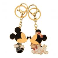 2 Chaveiros Noivos Namorados Mickey Minnie 5cm Disney - 1