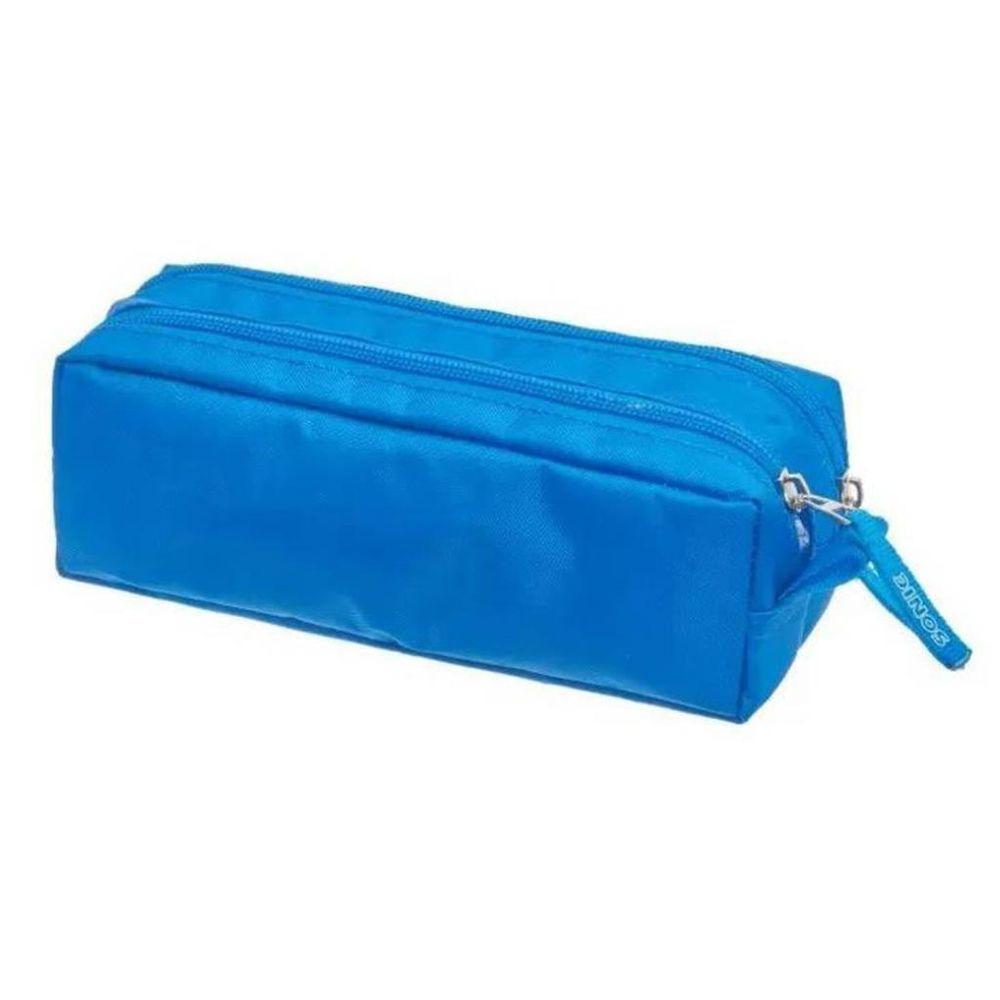 Estojo Duplo Escolar Infantil Sonic Team Squad Azul Pacifc - 3