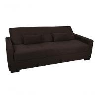 Sofá Cama Lavínia 3 Lugares Suede Marrom Matrix - 3