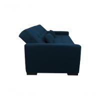 Sofá Cama Lavínia 3 Lugares Suede Azul Matrix - 5