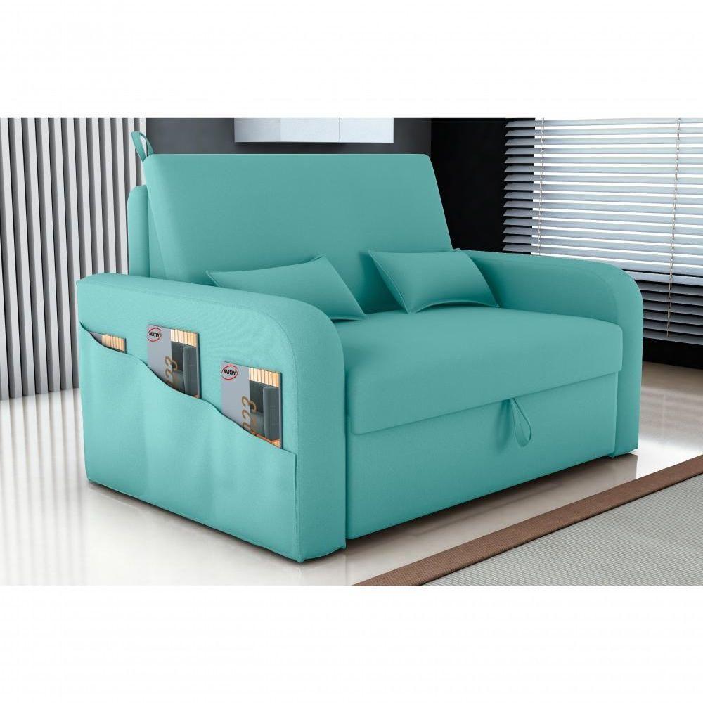 Sofá Cama 2 Lugares Com Bau 1,40 Mts Day Matrix - 2