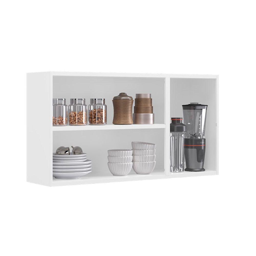 Armário Aéreo Florença 105cm Com 3 Portas Itatiaia Branco - 3