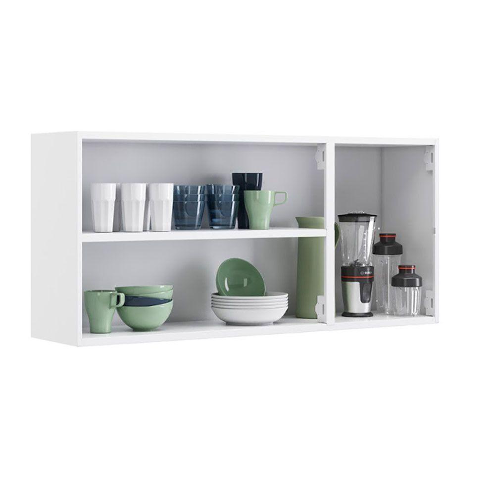 Armário Aéreo New Premium 120cm 3 Portas Grafite Itatiaia Grafite - 3