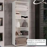 Armário Multiuso 2 Portas Caio Chf Móveis Branco - 3