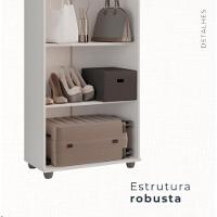 Armário Multiuso 2 Portas Caio Chf Móveis Branco - 5