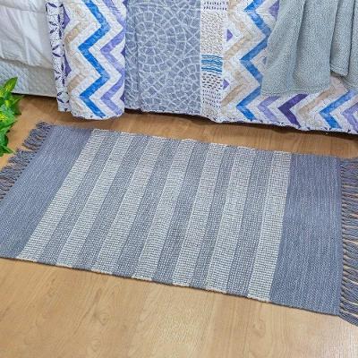 Tapete Kilim Indiano 60x90 Cinza
