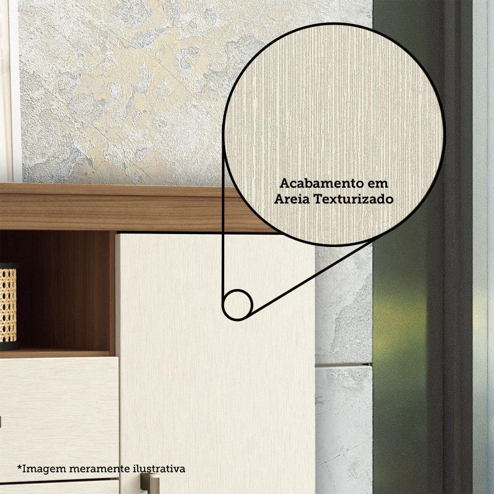 Guarda Roupas 8 Portas E 4 Gavetas Com Espelho Master New Santos Andirá Jatoba-areia - 5