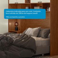 Guarda Roupas De Canto Com 7 Portas E 4 Gavetas E Cabeceira Lugano Santos Andirá Jatoba-areia - 3