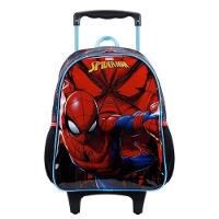 Mochila Rodinha Infantil Escolar Menino Homem Aranha Spiderman Xeryus Azul 11660 - 1