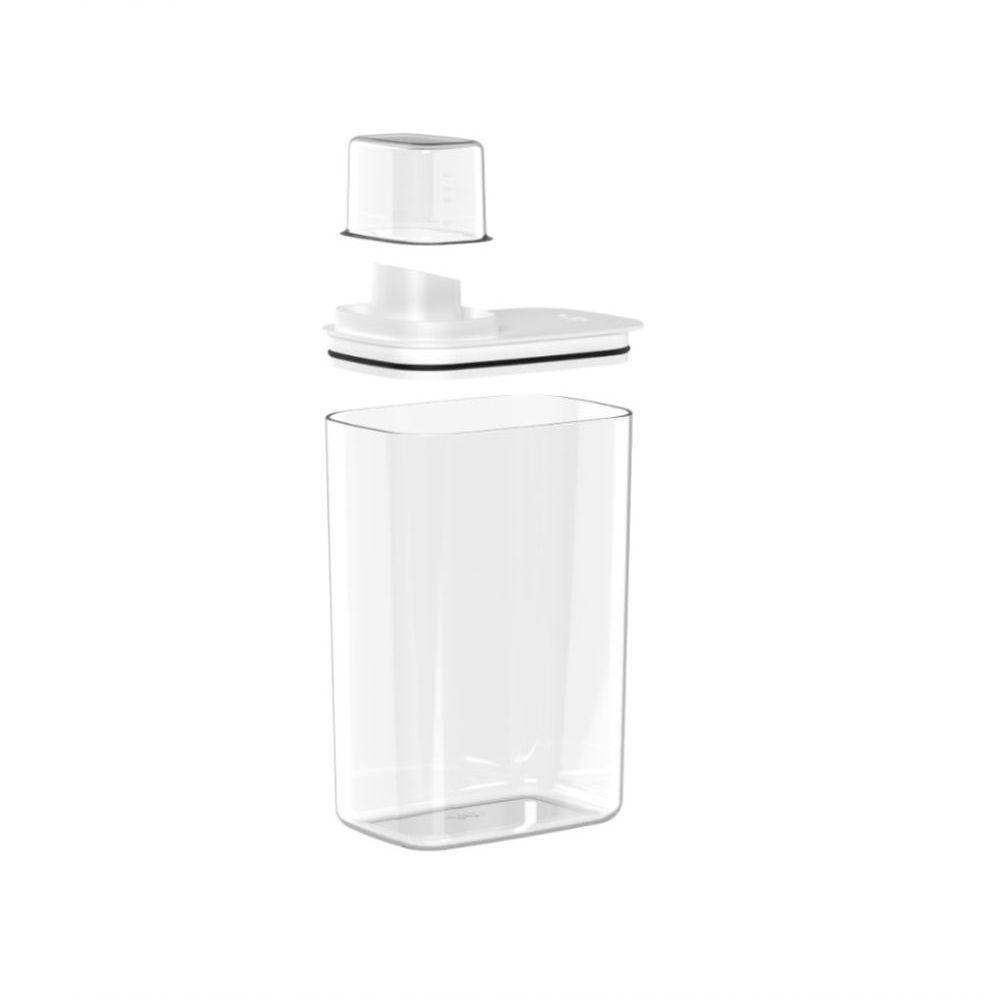 Kit Lavandeira Flow Com 02 Dispenser De Sabão 2,3 L Branco + 01 Balde 8,5 L Branco Ou - 8