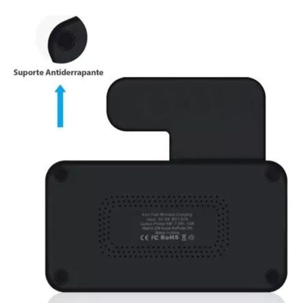 Suporte De Carregador Sem Fio 4 Em 1 Para Iphone, Apple Watch, Airpods Dobrável E Prático - 6